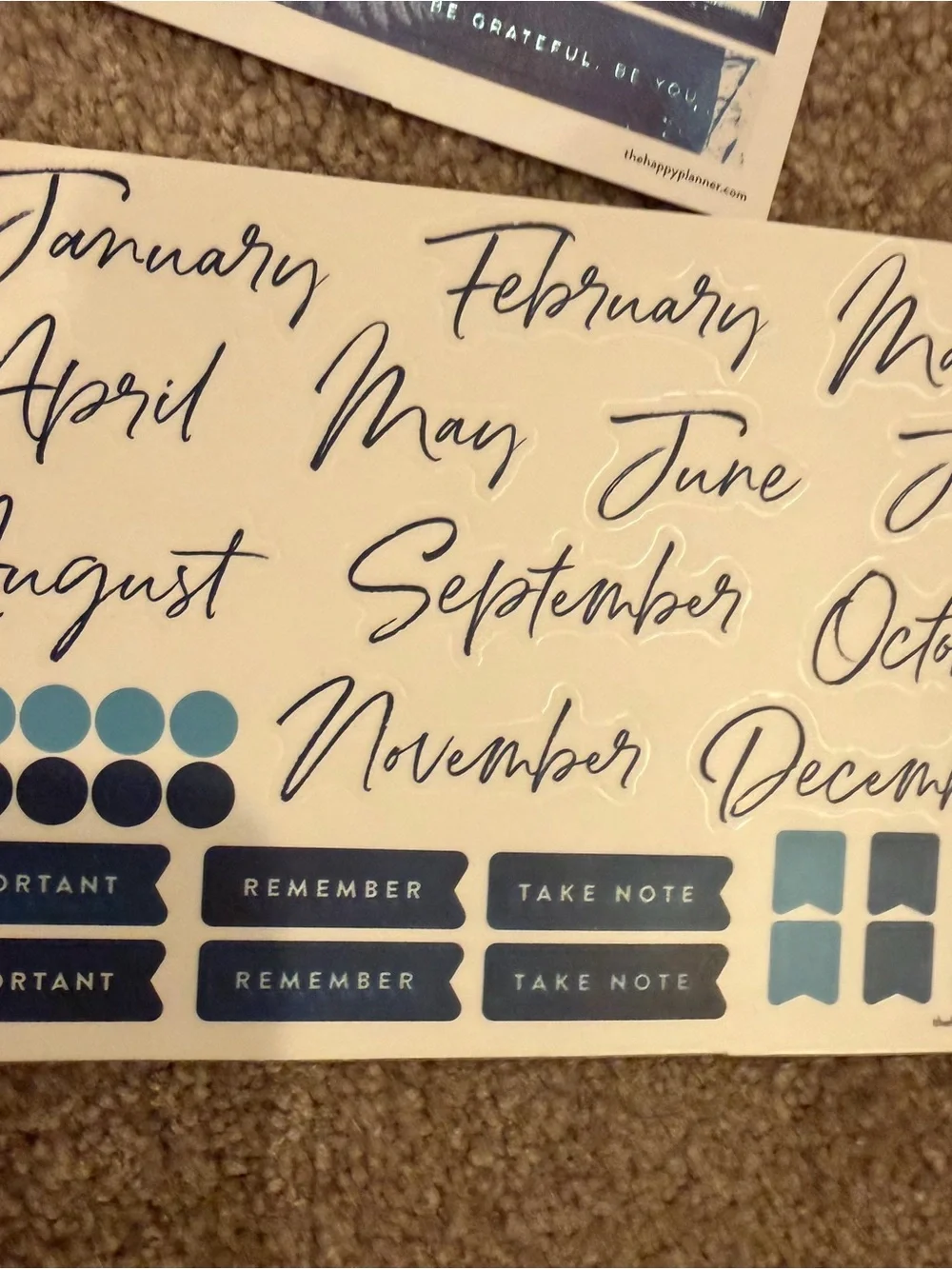 The Happy Planner Classic Discbound Planner Paper Sticker Bundle